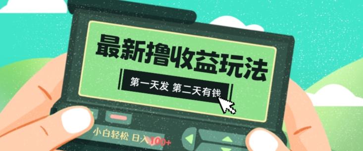2024最新撸视频收益玩法，第一天发，第二天就有钱-小艾项目网