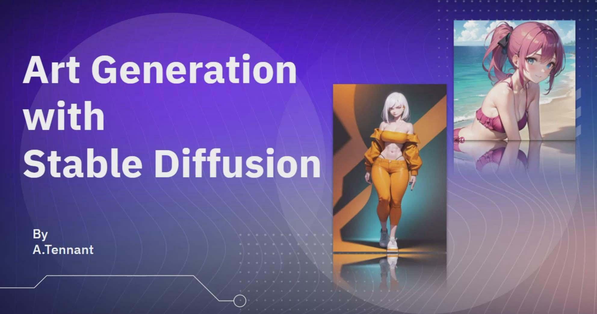 图片[1]-利用Stable Diffusion AI人工智能生成动漫艺术分步教程-14节课-中英字幕-小艾项目网