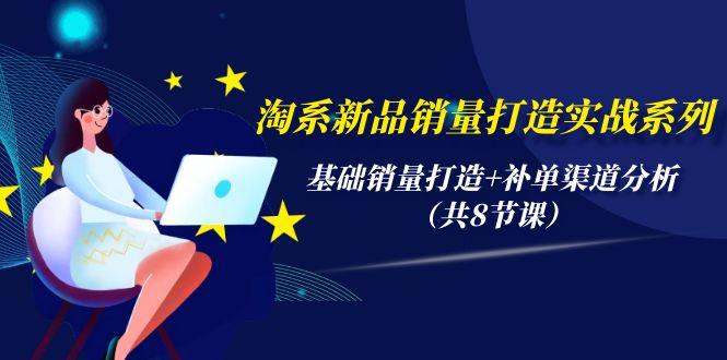 (9962期)淘系新品销量打造实战系列，基础销量打造+补单渠道分析(共8节课)-小艾项目网