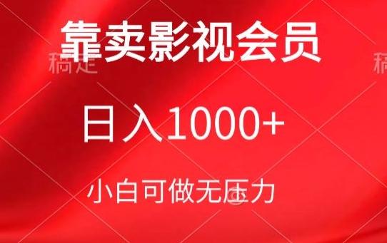 靠卖影视会员，日入1000+，落地保姆级教程，新手可学【揭秘】-小艾项目网