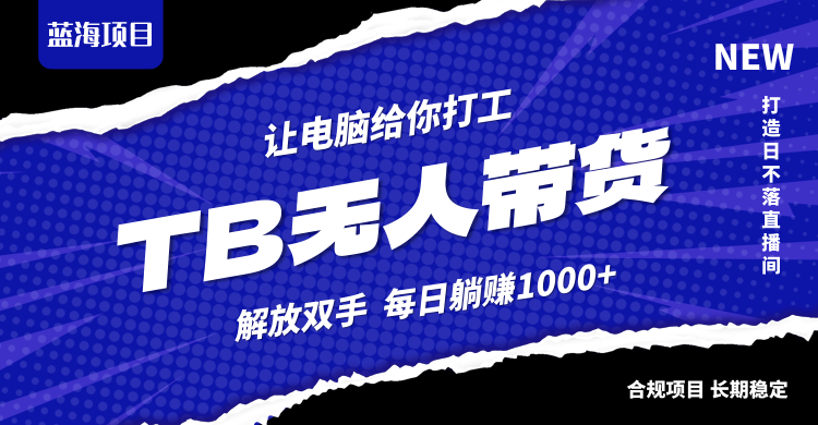 淘宝无人直播最新玩法，不违规不封号，轻松月入3W+-小艾项目网
