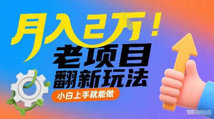 月入2W！老项目翻新玩法，小白上手就能做，非常容易上手-小艾项目网