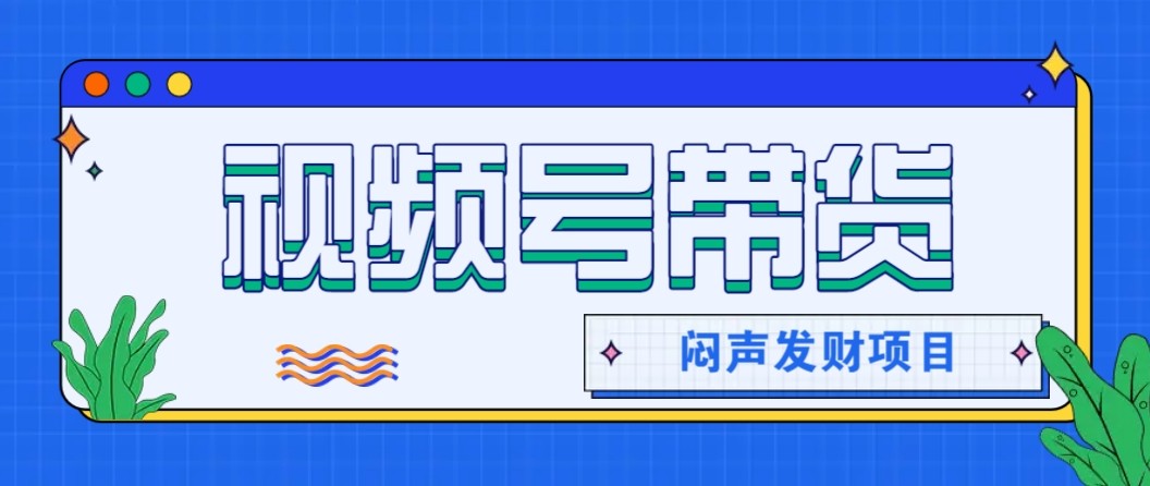 微信视频号带货项目,轻松日赚赚2000+,这个挣钱入口很多伙伴都在闷声发财-小艾项目网