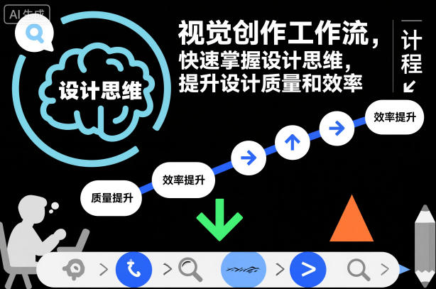 视觉创作工作流，快速掌握设计思维，提升设计质量和效率-小艾项目网