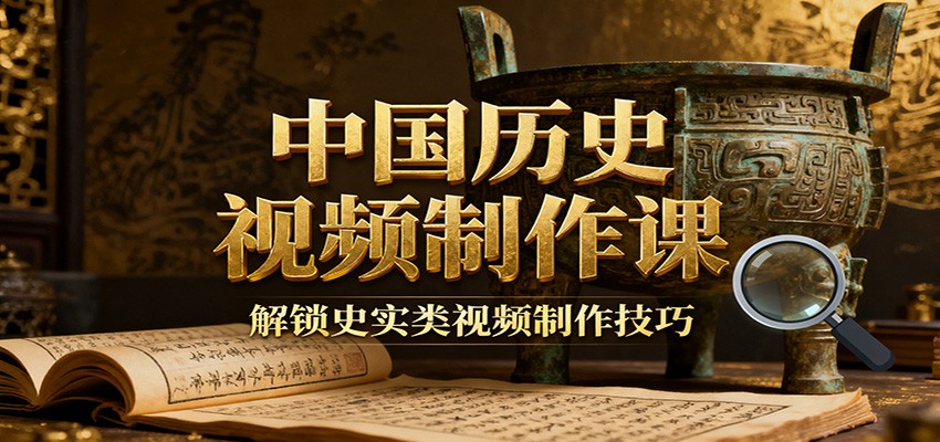 中国历史视频制作课:疆域地图集+参考文案+练习素材,解锁史实类视频制作技巧-小艾项目网