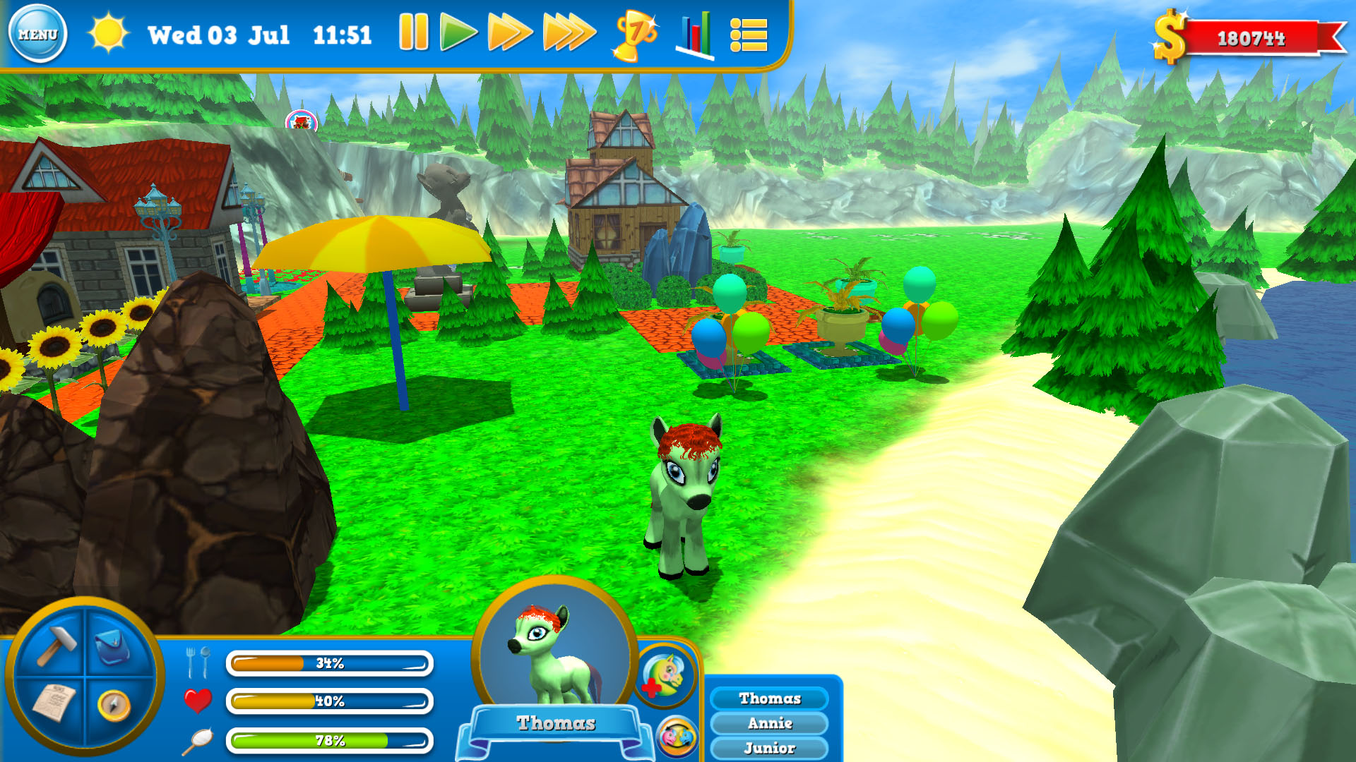 《小马世界3 Pony World 3》Switch英文版NSP下载-小艾项目网