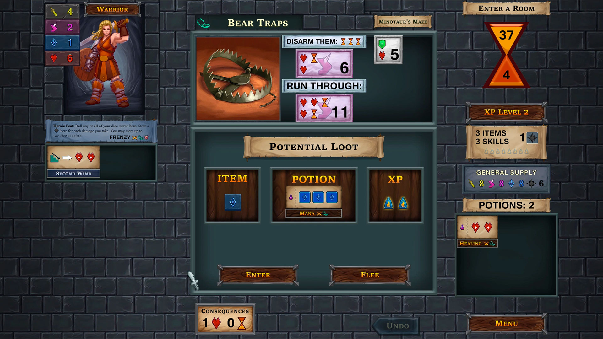 《单层地牢 One Deck Dungeon》Switch英文版NSP下载-小艾项目网