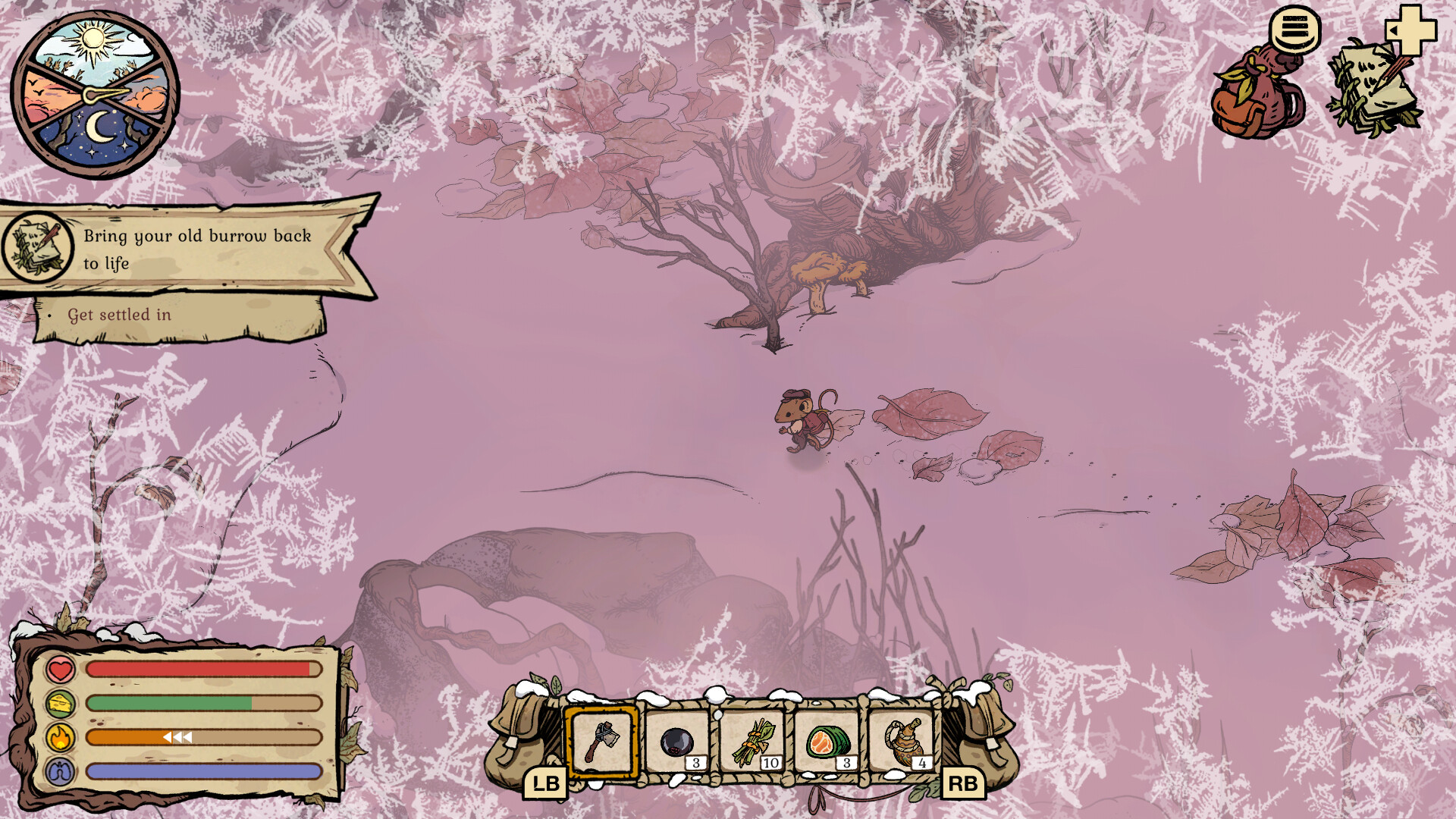 《林间暖巢 Winter Burrow》Switch美版中文NSZ下载 – 含1.0.3补丁-小艾项目网