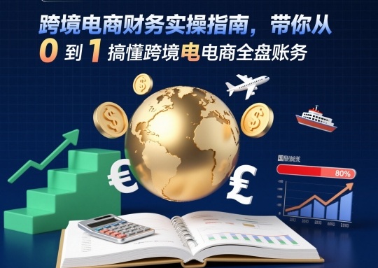 跨境电商财务实操指南,带你从0到1搞懂跨境电商全盘账务