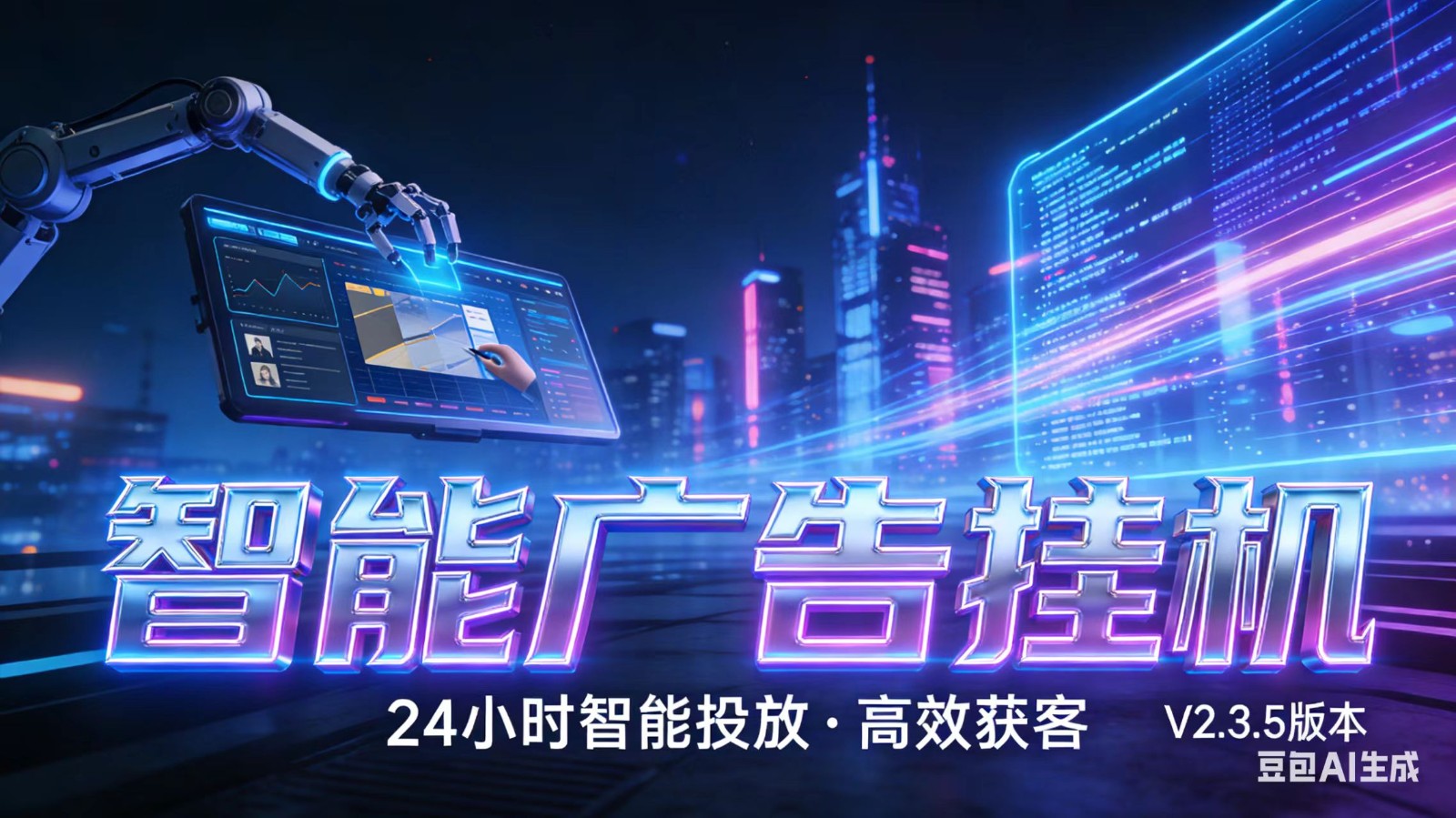 AI 广告云挂机 · 全域流量变现平台-小艾项目网
