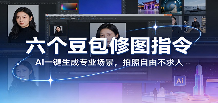 六个豆包修图指令:AI 一键生成专业场景,拍照自由不求人-小艾项目网