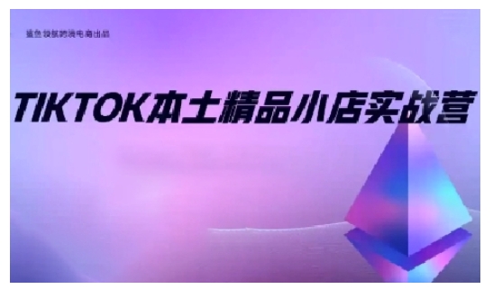 TikTok本土精品小店出海实战营，从入门到高阶，不止0-1!-小艾项目网