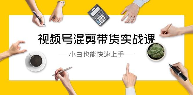 视频号混剪带货实战课，小白也能快速上手（10节课）-小艾项目网