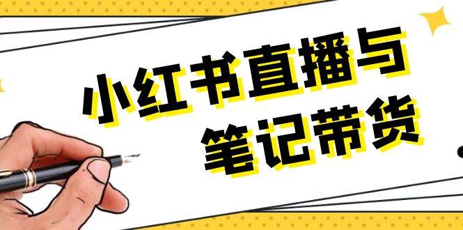 小红书直播与笔记带货：选品、上架、笔记写作、视频剪辑及直播话术等-小艾项目网
