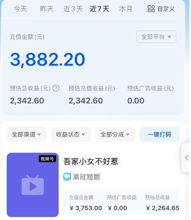 短剧搬砖新玩法,软件批量二创剪辑,7天赚了3800,赶紧做起来【附软件】-小艾项目网