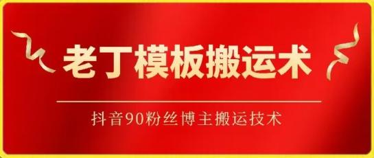 老丁模板搬运术：抖音90万粉丝博主搬运技术【揭秘】-小艾项目网