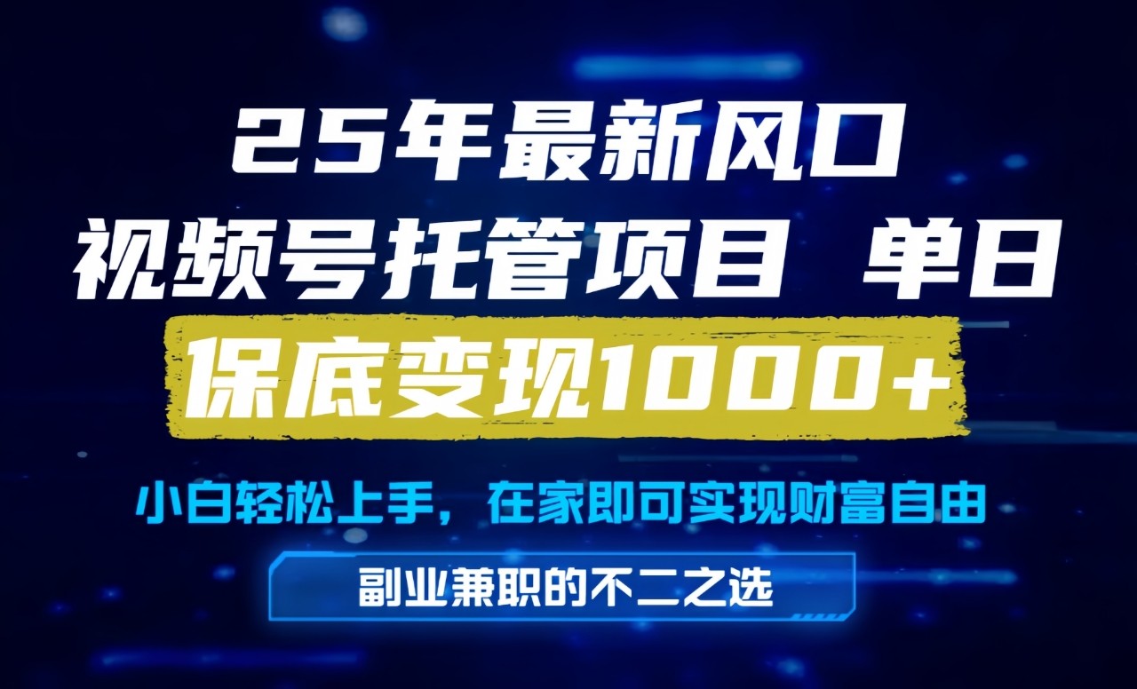 真正的懒人项目，妥妥的福利，先到先得，单日保底1000+-小艾项目网