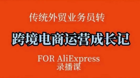 跨境电商速卖通运营课，​运营方法论+后台实操，逻辑清晰-小艾项目网