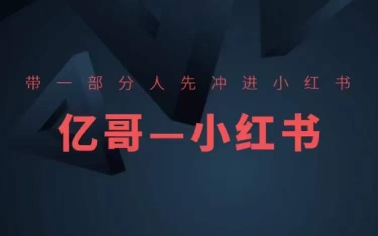 ​​带一部分人先冲进小红书，小红书开店、选品、爆款裂变-小艾项目网