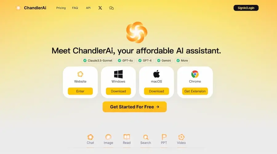 ChandlerAi｜综合性人工智能助手平台 提供多种AI服务-小艾项目网