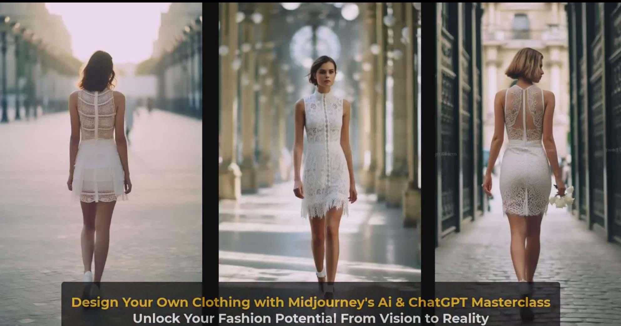 图片[2]-利用 Midjourneys Ai 人工智能设计自己的服装AI大师班-10节课-中英字幕-小艾项目网