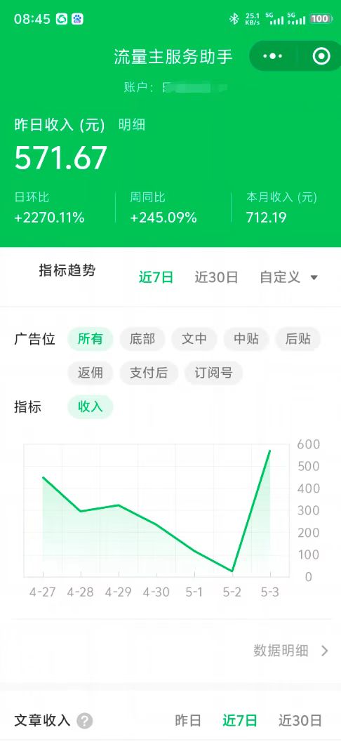 最新公众号托管躺赚项目，操作简单，只需复制粘贴，小白每天花五分钟，...-小艾项目网