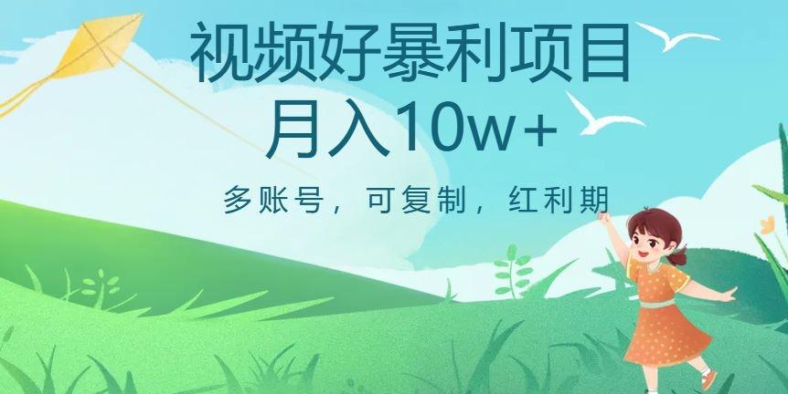 外边收费699项目，视频号暴利项目，多账号可复制，红利期-小艾项目网