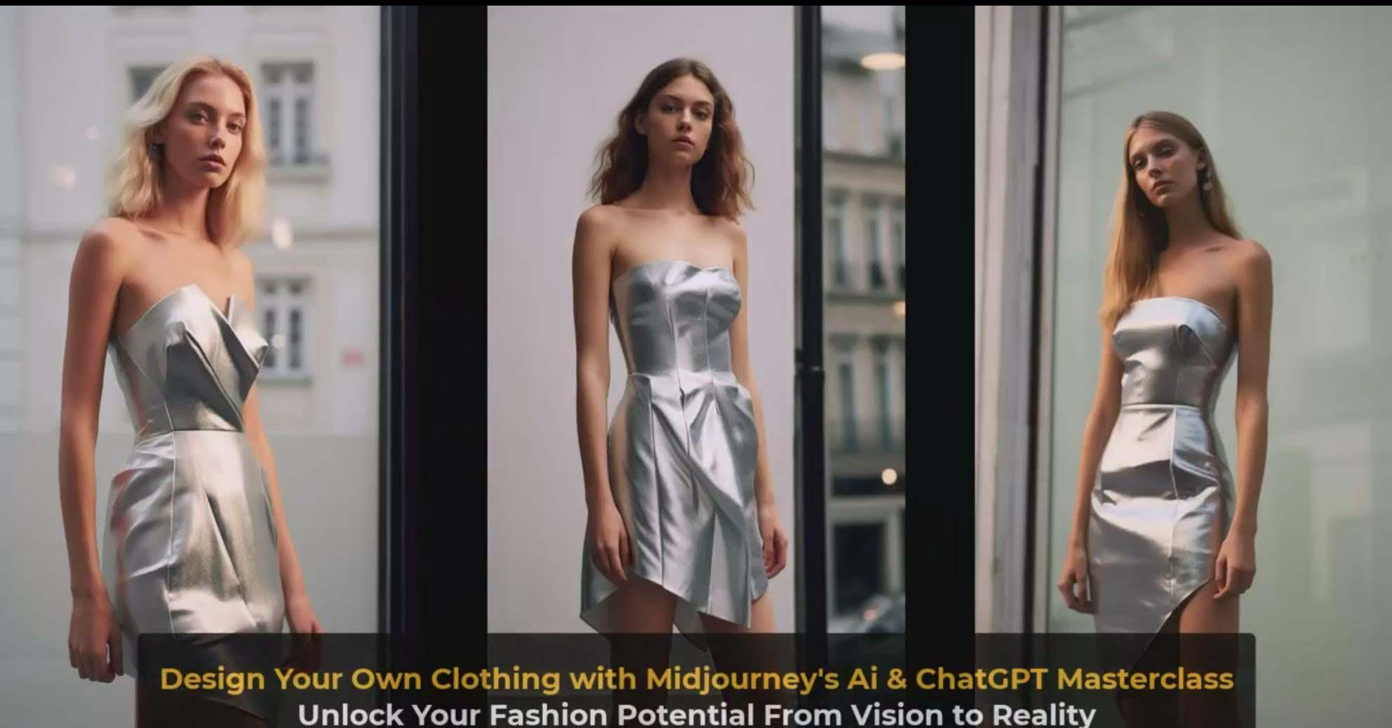 图片[8]-利用 Midjourneys Ai 人工智能设计自己的服装AI大师班-10节课-中英字幕-小艾项目网