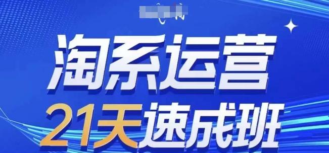 淘系运营21天速成班(更新24年7月)，0基础轻松搞定淘系运营，不做假把式-小艾项目网