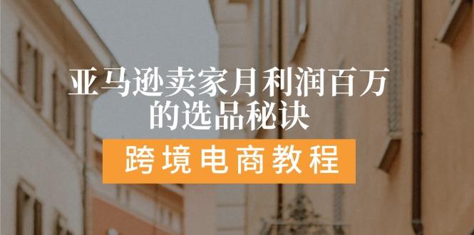 亚马逊卖家月利润百万的选品秘诀:  抓重点/高利润/大方向/大类目/选品...-小艾项目网