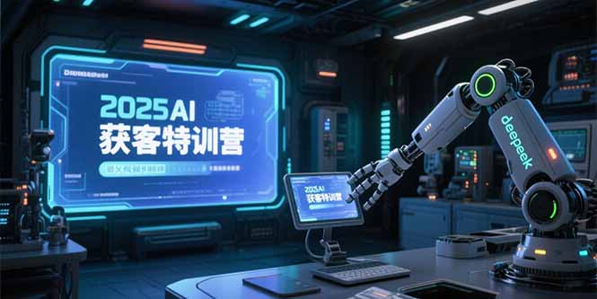 2025AI获客特训营，AI图文视频全制作，deepseek工具实操教学-小艾项目网