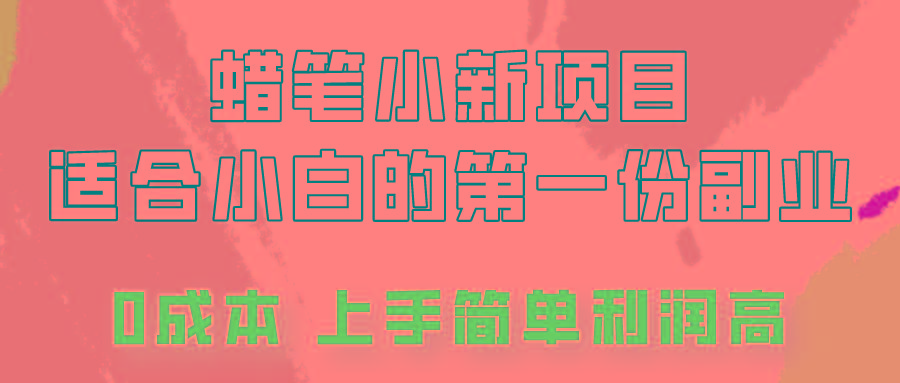 蜡笔小新项目拆解，0投入，0成本，小白一个月也能多赚3000+-小艾项目网