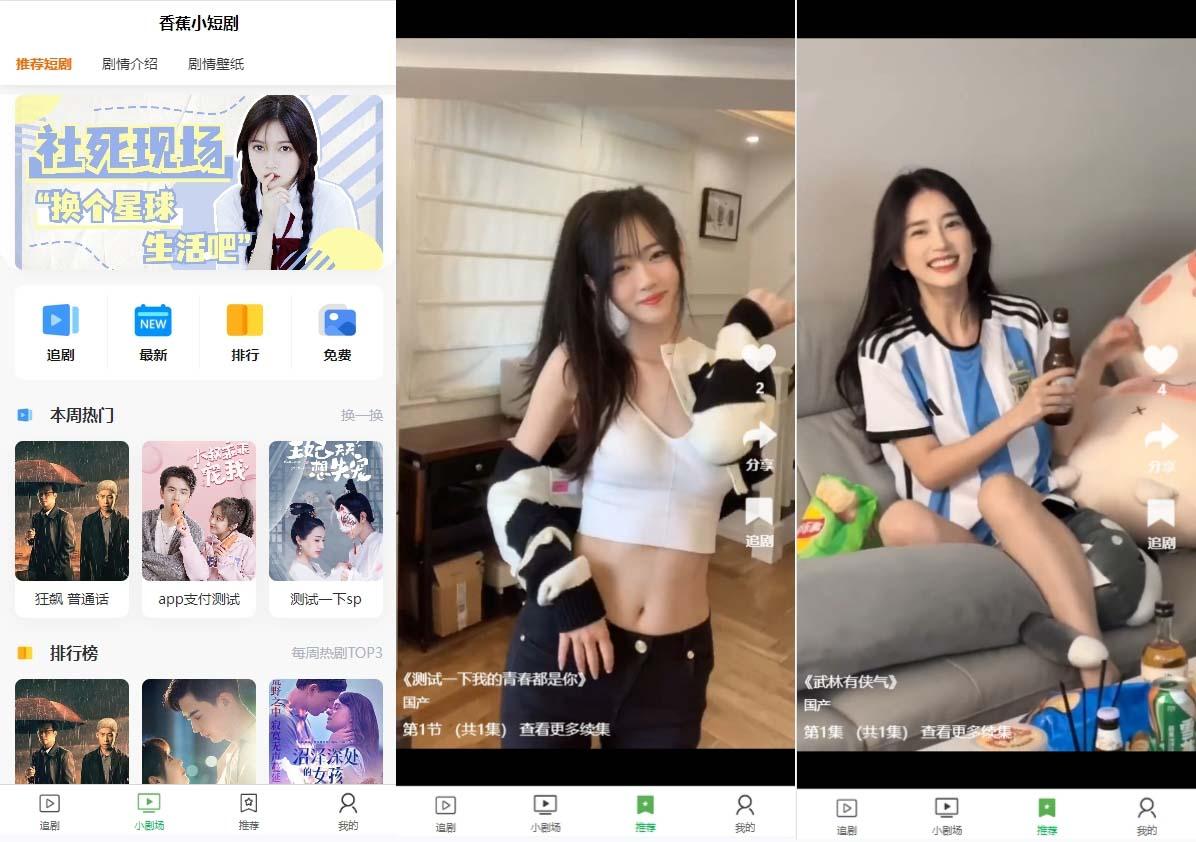 (8542期)小剧场短剧影视系统源码 全开源 带支付收益+会员机制+代理推广等模式【...-小艾项目网